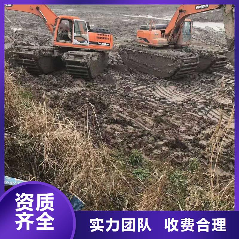 岳阳水陆挖掘机出租厂家供应