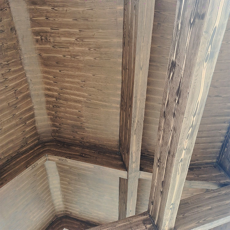 陕西安康廊架长廊木纹漆批发施工质量保证