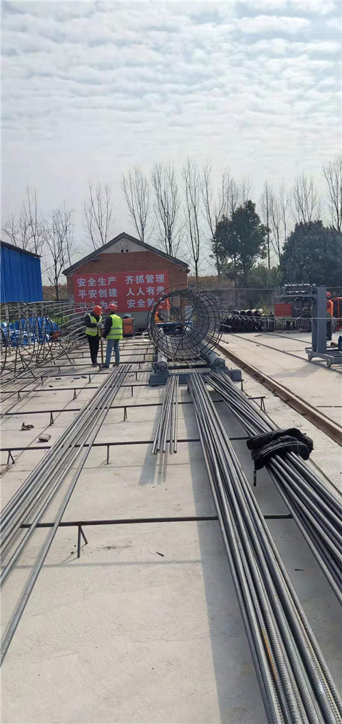 浙江省衢州市钢筋笼自动绕筋机安全高效