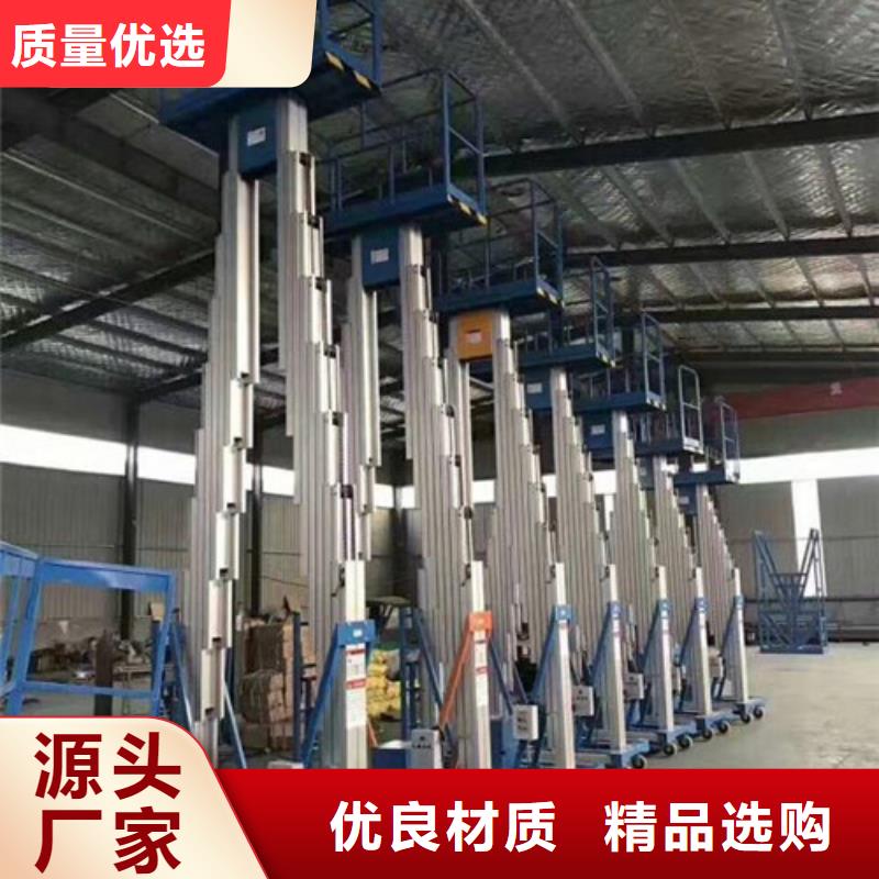 双柱铝合金升降机20米升降机铝合金升降平台规格当地生产厂家