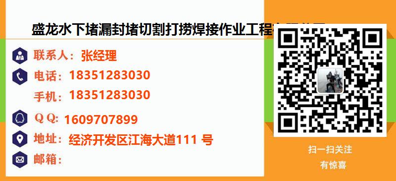 [北京]盛龙水下堵漏封堵切割打捞焊接作业工程有限公司名片